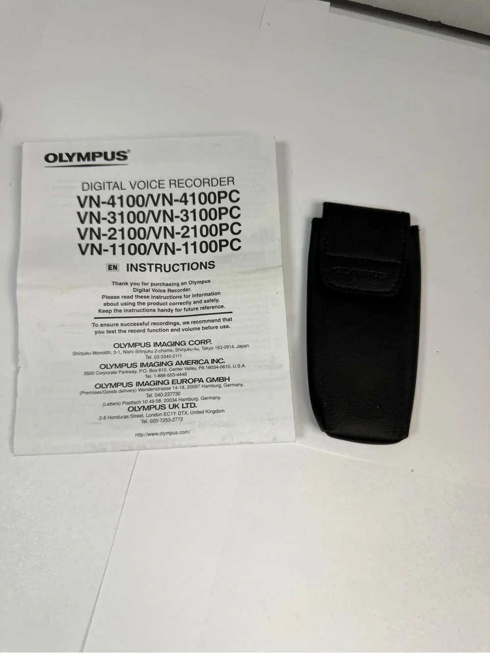 Olympus VN-4100PC Champagne Gold LCD Screen Handheld Digital Voice Recorder New